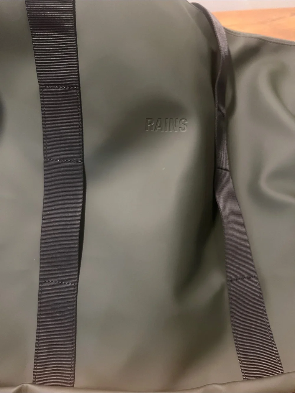 RAINS Hilo Weekend Bag 14200 Green W3 Waterproof Duffel Travel Gym NWT Unisex